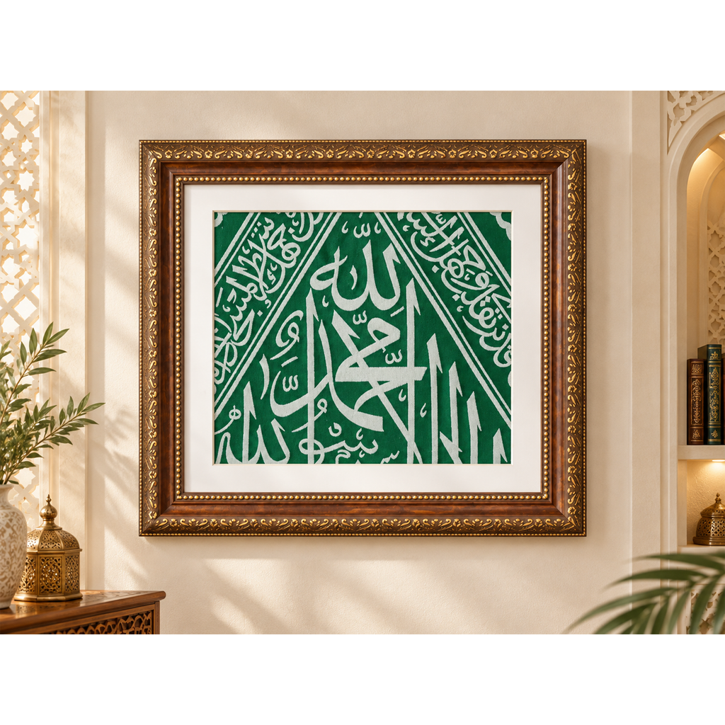 Certified Blessed Kiswah Cloth from Inside the Holy Kaaba