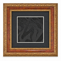 Certified and Framed Kaaba Kiswah : İslamic Decor For Muslim Home