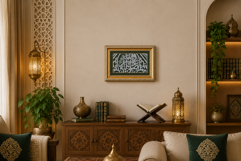 Certified Framed Prophet's Muhammad Grave Tomb Cloth - Premium Islamic Decor